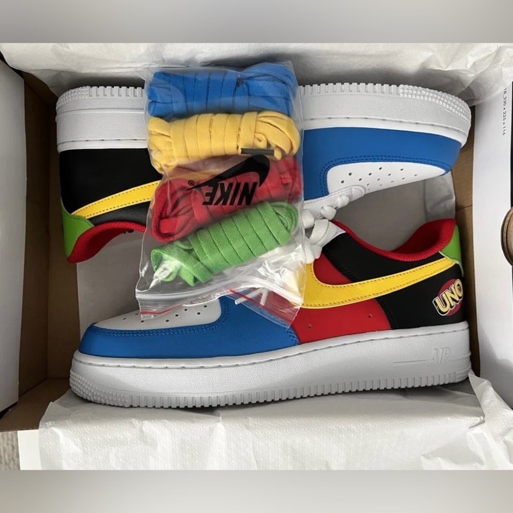 Size 9.5 - Nike Air Force 1 Low x UNO 50th Anniversary - Picture 2 of 2